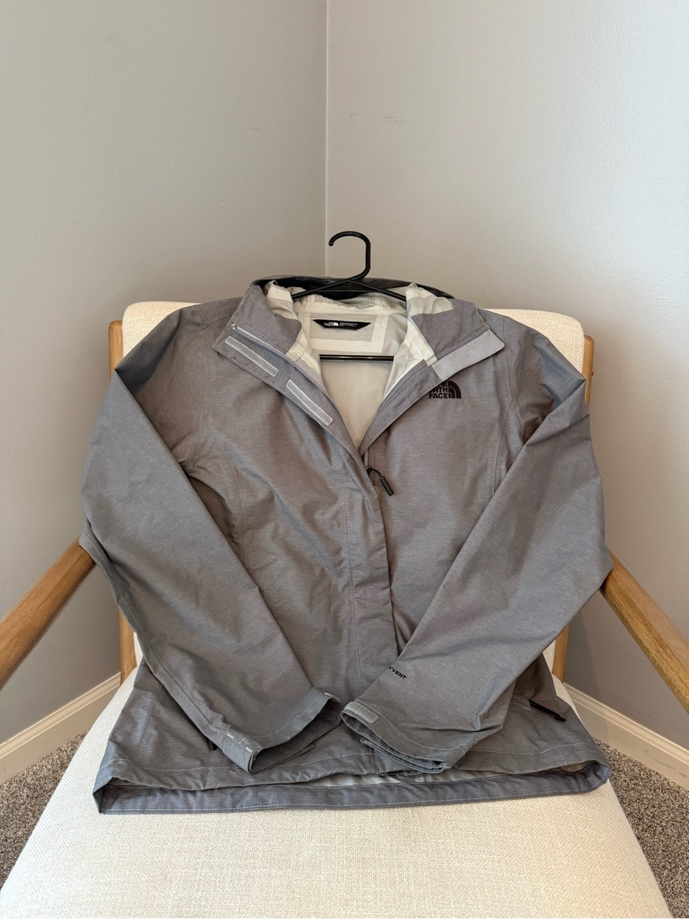 The North Face Women's Gray Rain Jacket